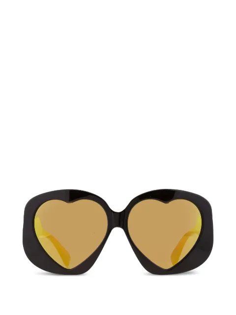 Moschino heart-shaped sunglasses