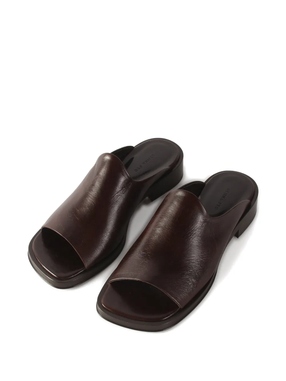 Rejina Pyo Leren muiltjes Bruin