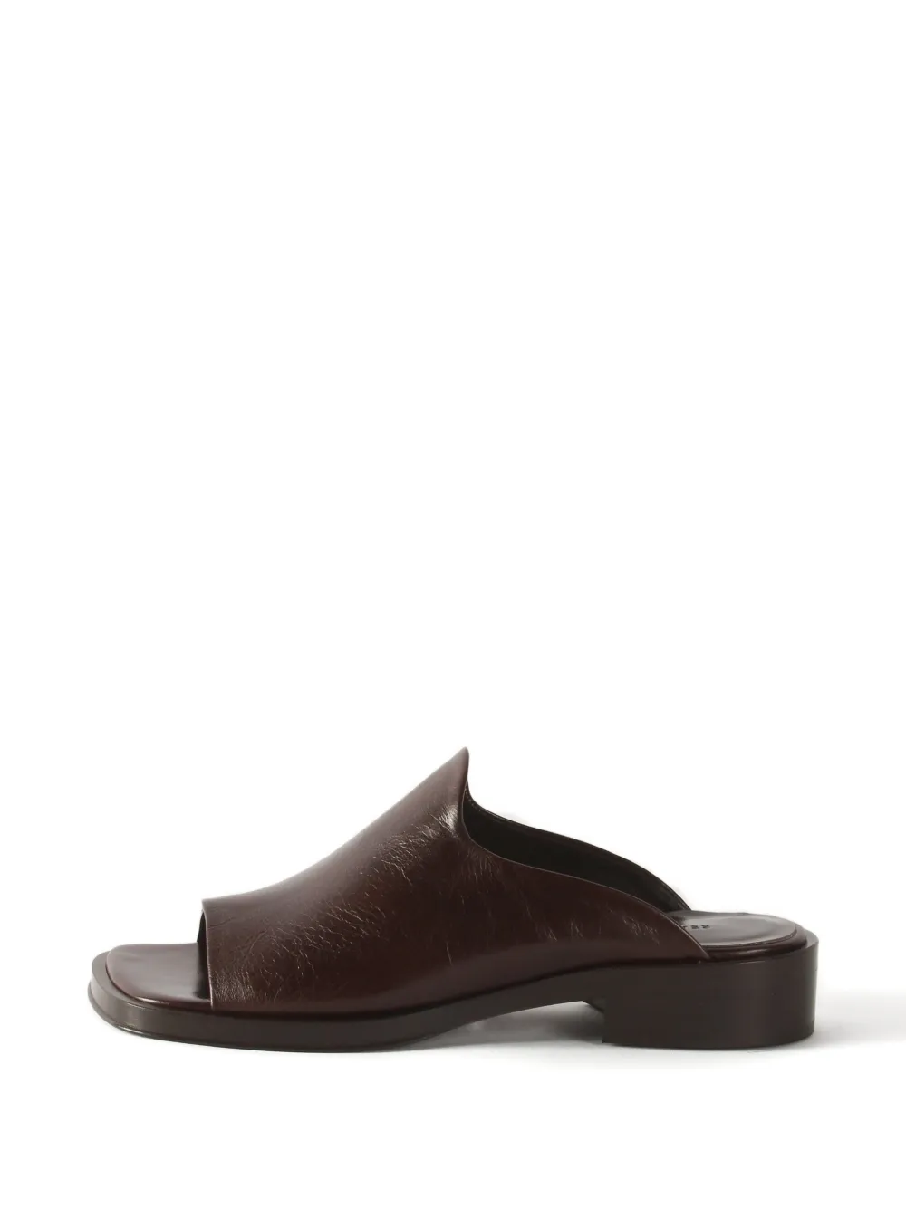 Rejina Pyo leather flat mules - Marrone