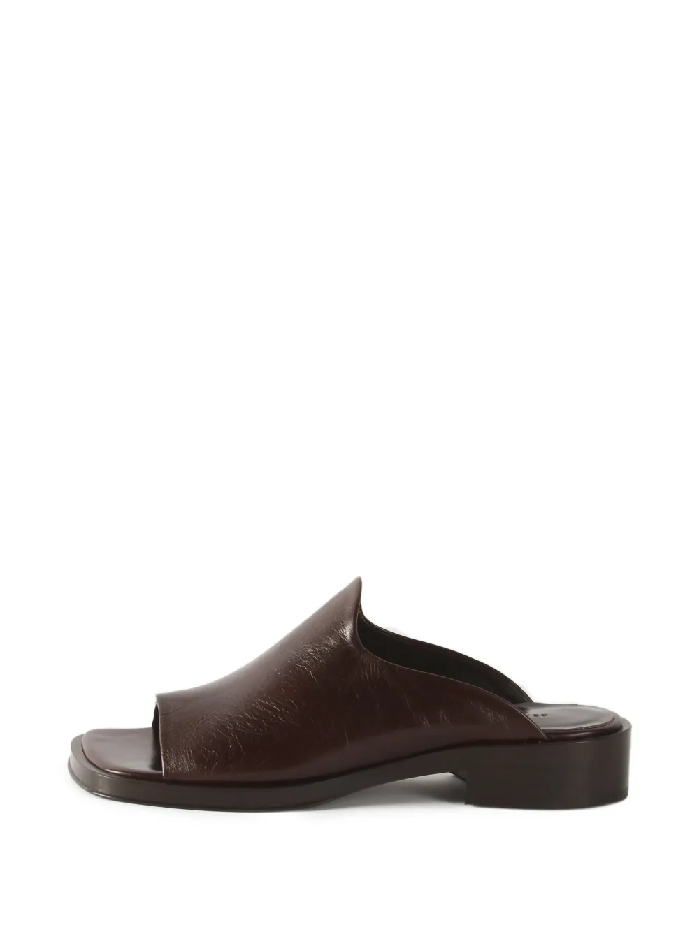 Rejina Pyo leather flat mules - Marrone