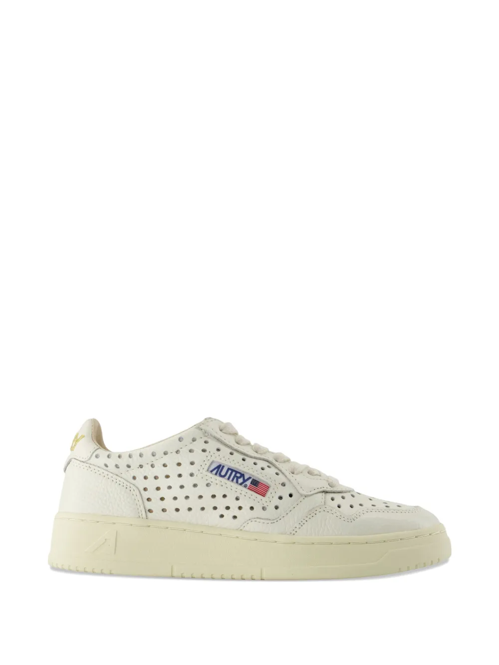 Autry Medalist perforated sneakers Beige
