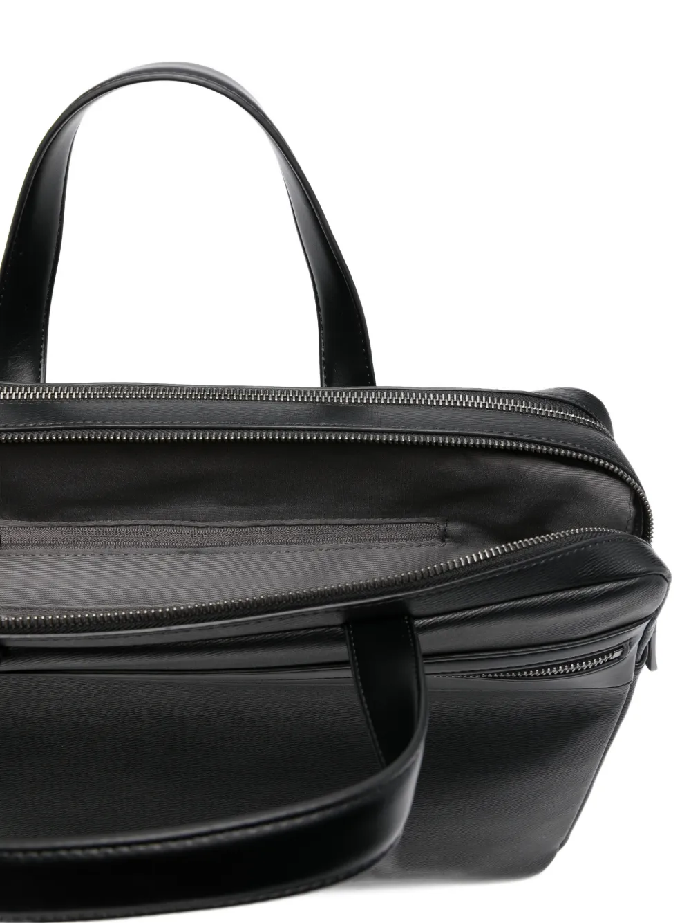 Calvin Klein Zip Commuter Briefcase | Black | FARFETCH