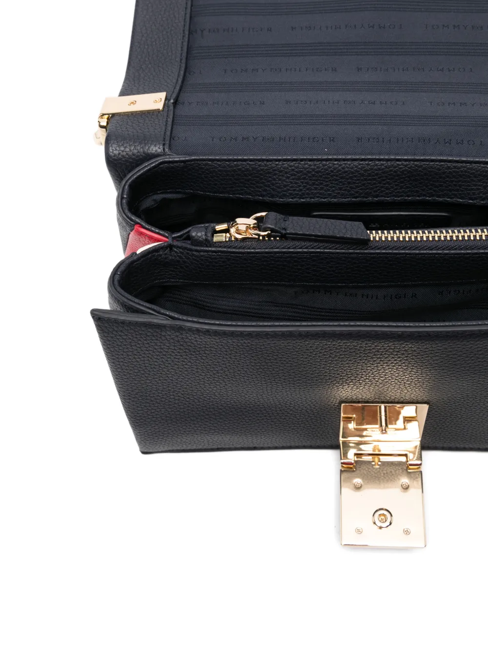 Tommy Hilfiger Shopper met logo Blauw