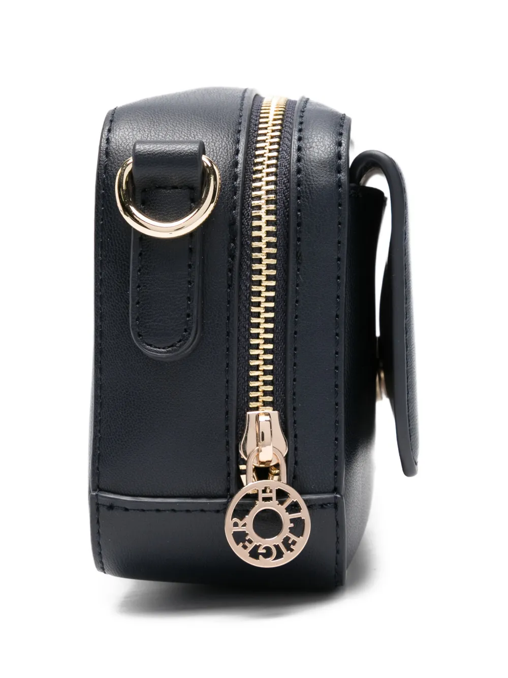  Tommy Hilfiger Iconic Signature Strap Camera Cross Body Bag - Blue 