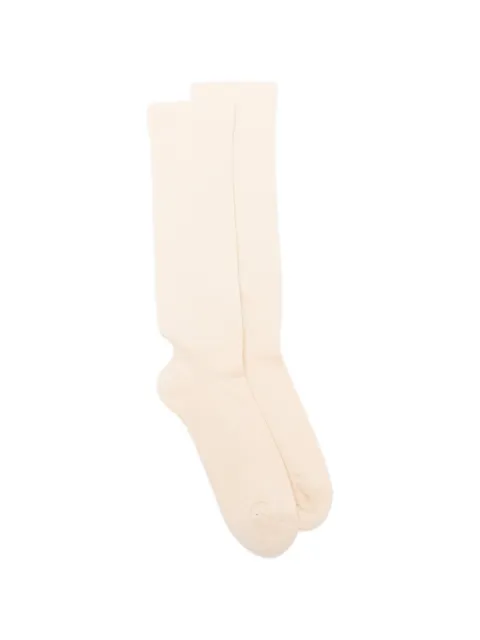 Rick Owens DRKSHDW pentagram-intarsia high socks