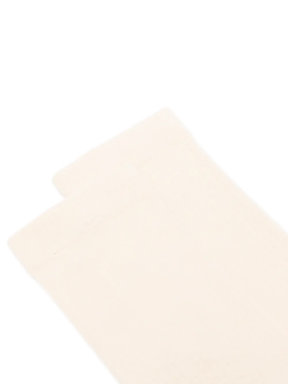 Rick Owens DRKSHDW Hoge sokken met intarsia pentagram Beige