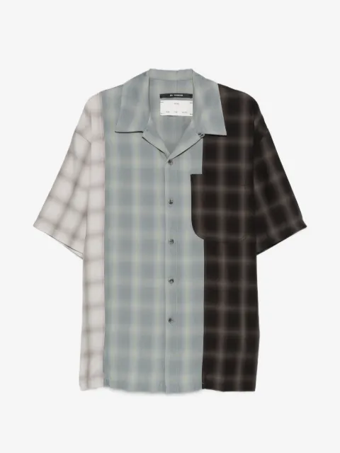 Song For The Mute camisa con motivo de cuadros