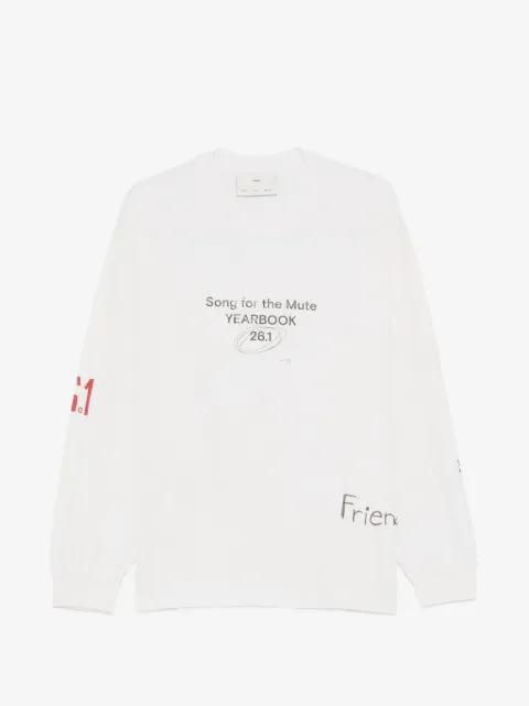Song For The Mute long-sleeve graphic T-shirt
