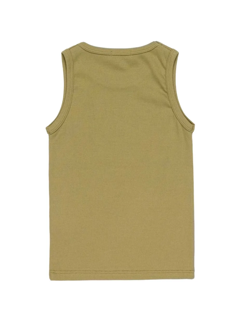  Paolo Pecora Kids Ribbed Tank Top - Green 
