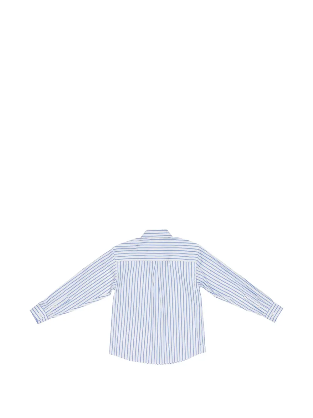 Paolo Pecora Kids Gestreept shirt Wit