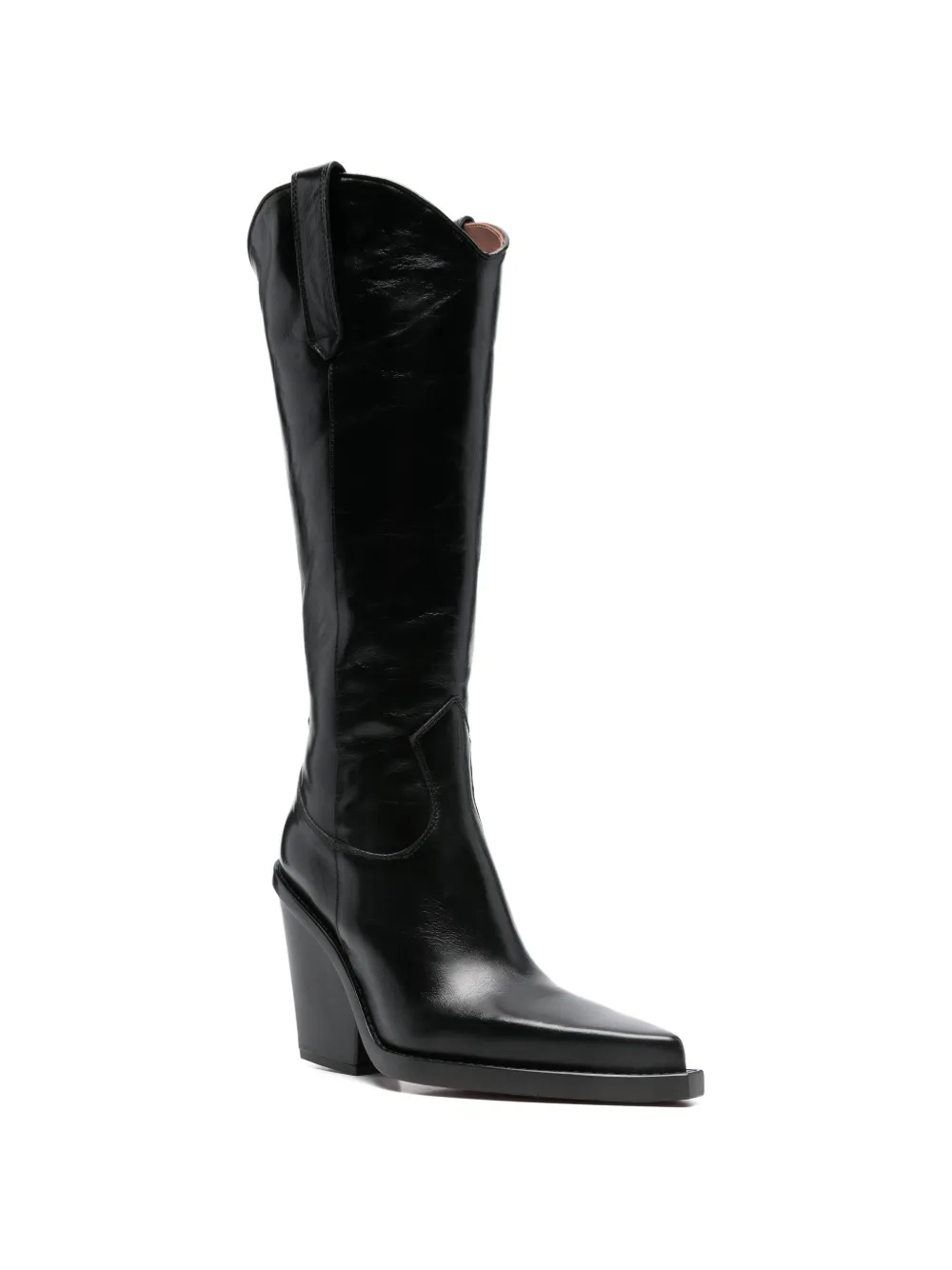 Paris Texas Vegas pointed-toe boots Zwart