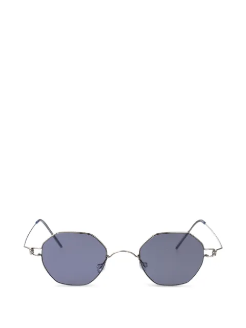 Lindberg geometric-frame sunglasses