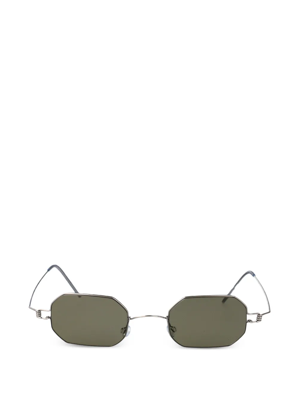 Lindberg Silver Air Rim geometric-frame sunglasses - Argento