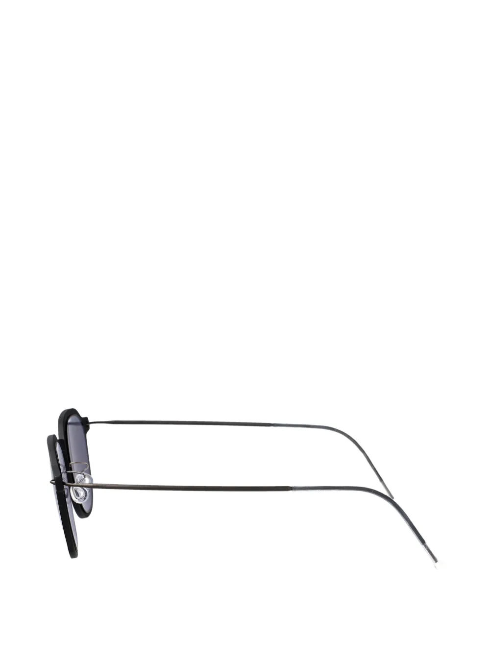  Lindberg Round-frame Sunglasses - Black 