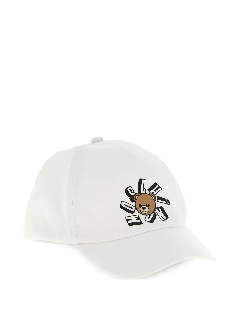 Moschino Kids Katoenen pet Wit