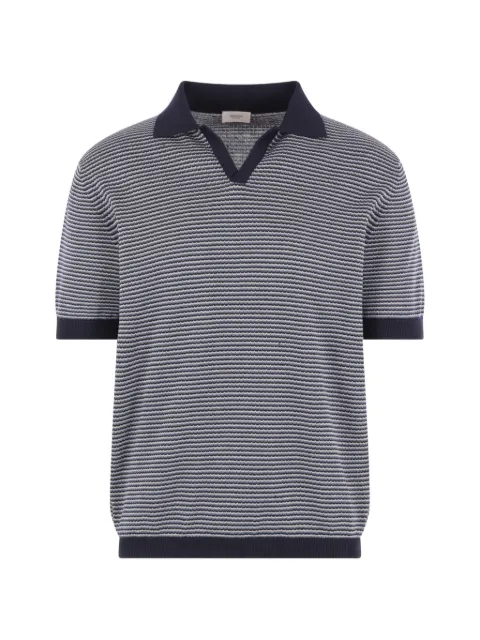 Agnona striped V-neck T-shirt