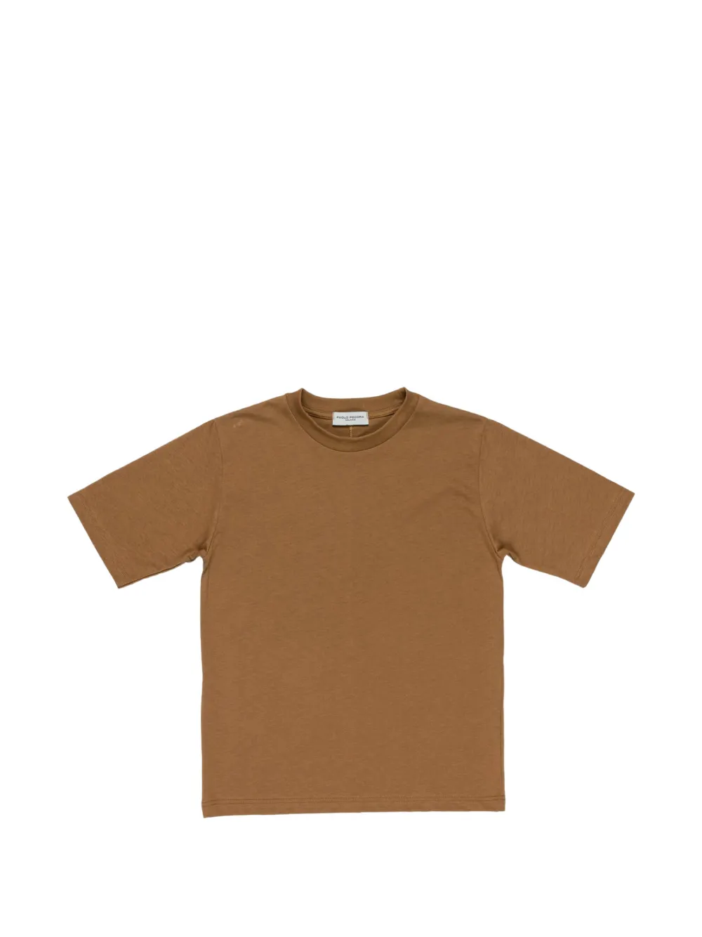 Paolo Pecora Kids round-neck short-sleeve T-shirt - Marrone