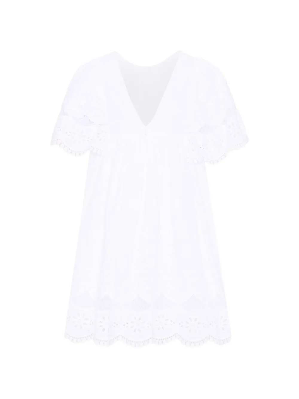 Mayoral broderie-anglaise dress - Bianco