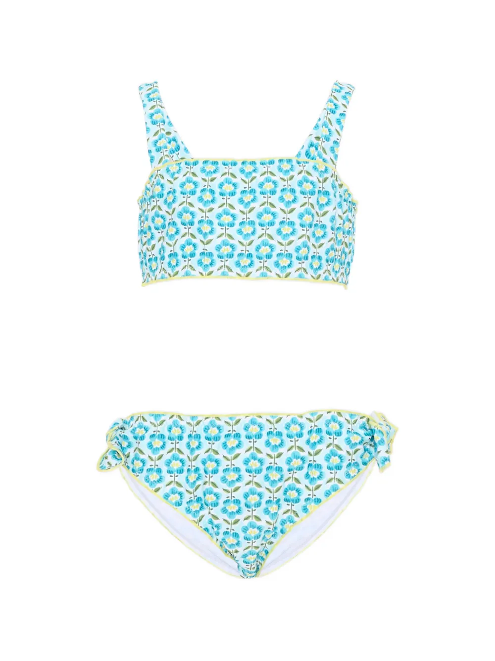 Mayoral floral-print bikini set - Blu