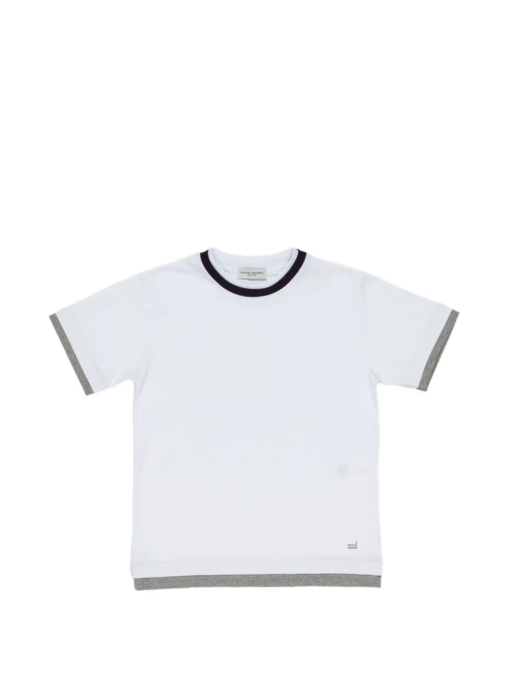 Paolo Pecora Kids layered T-shirt - Bianco
