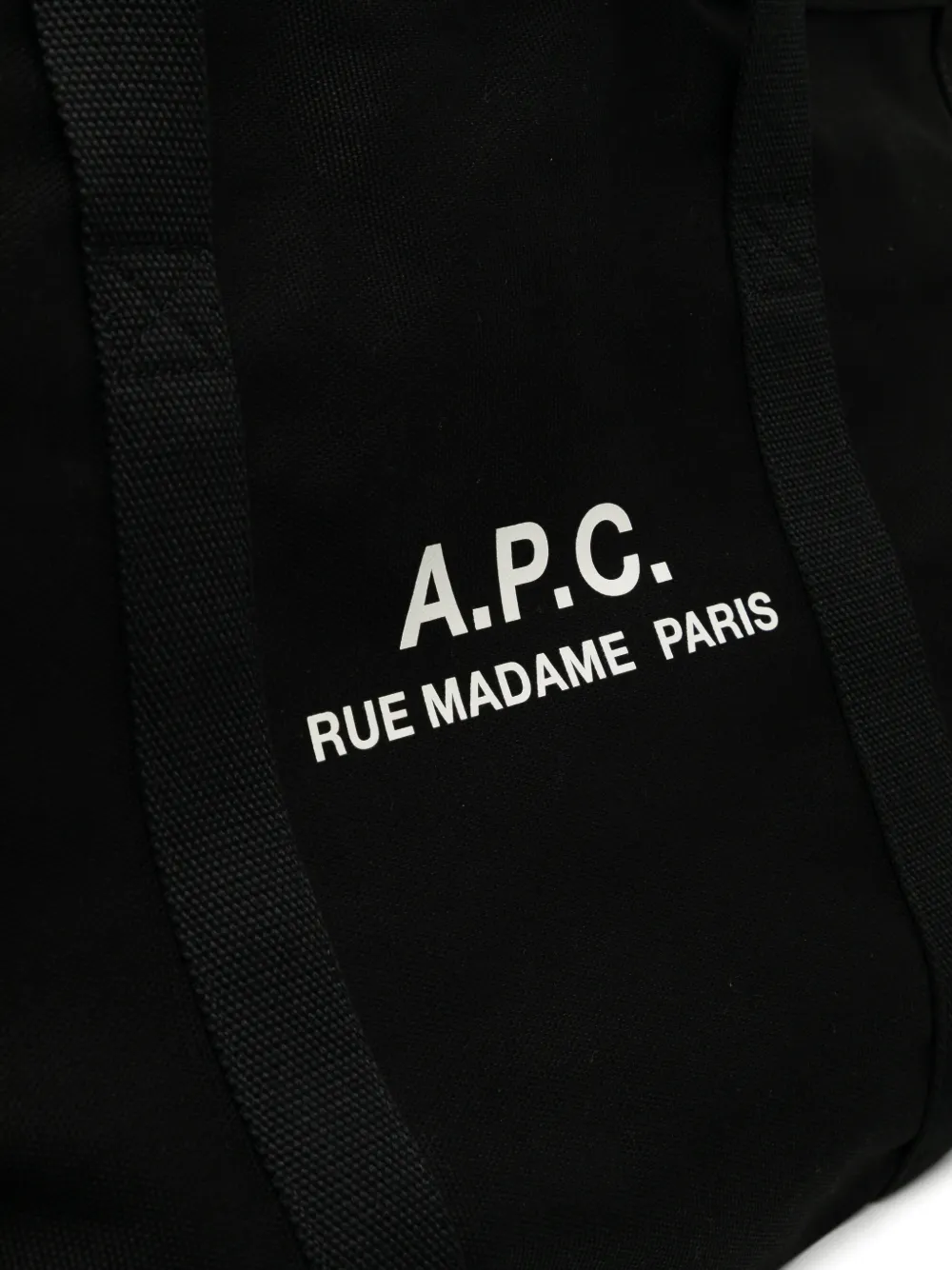 A.P.C. Shopper met logo Zwart