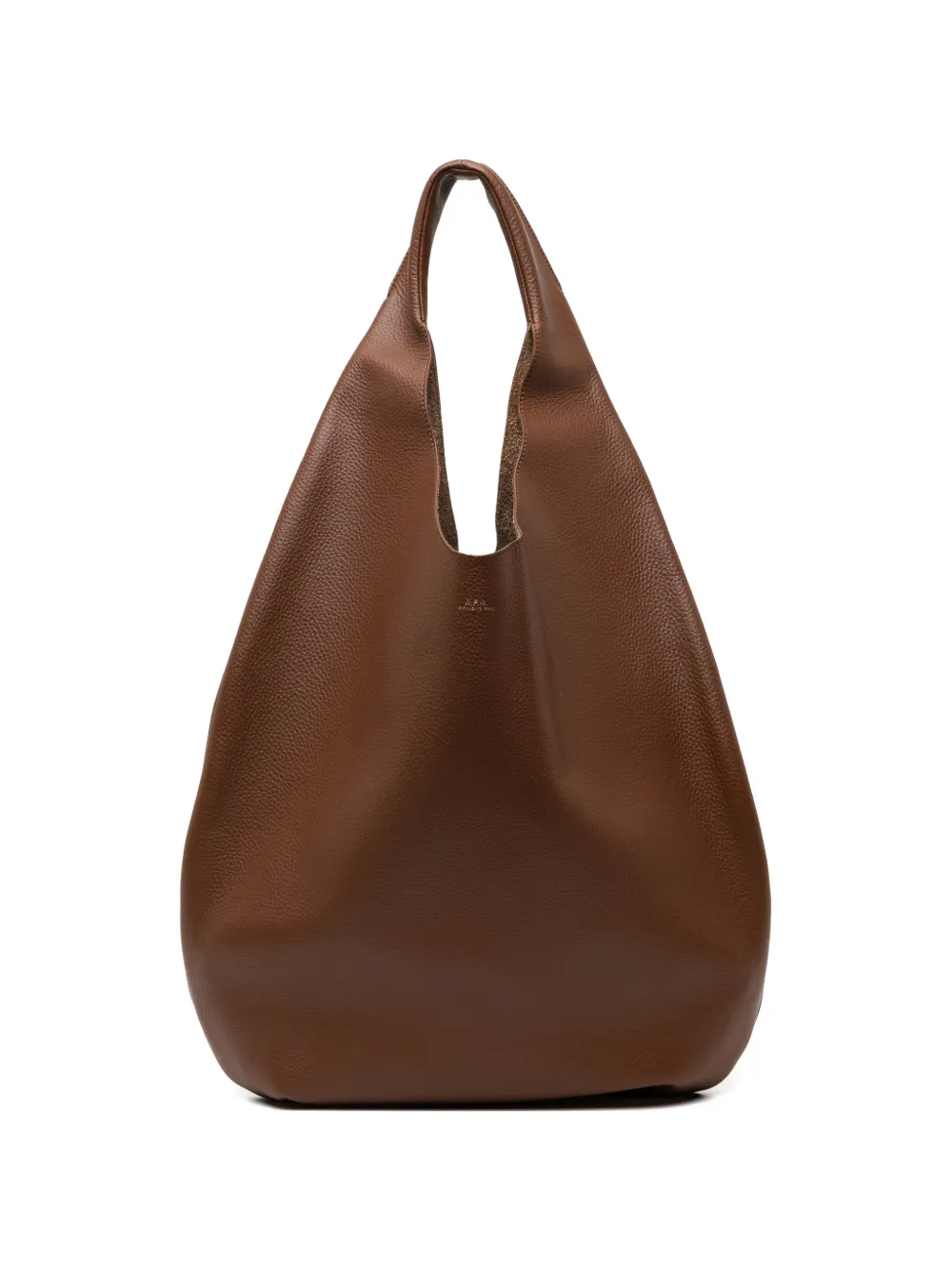 A.P.C. Le Neige tote bag - Marrone