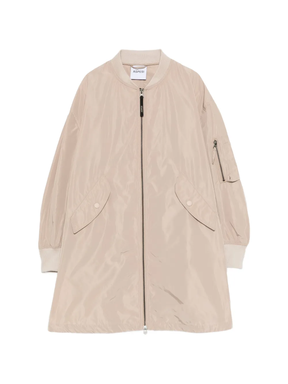 ASPESI Parka con zip - Toni neutri