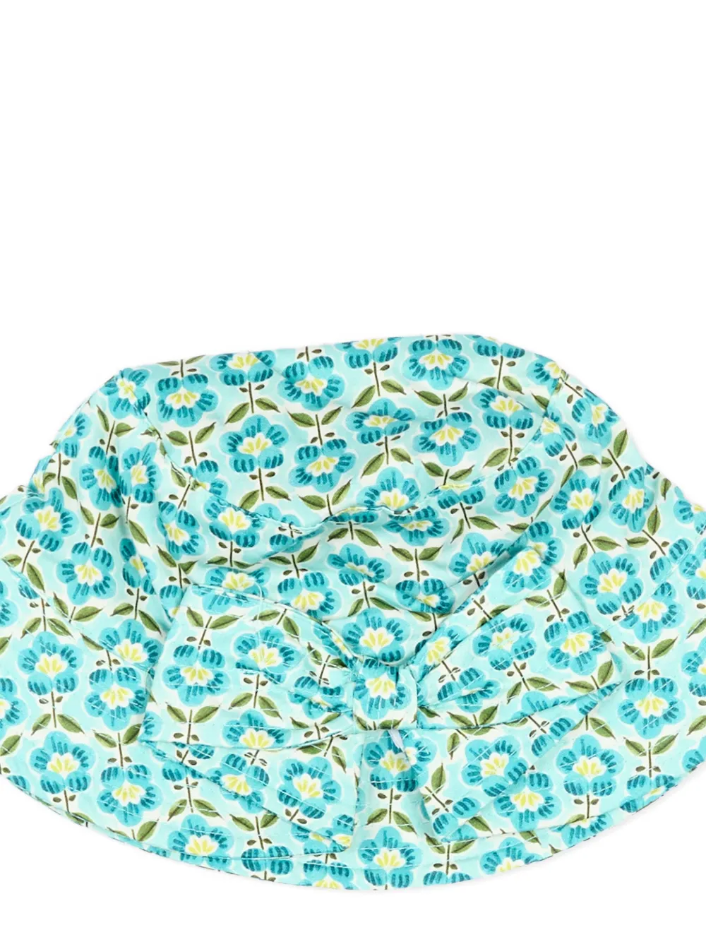 Mayoral Zonnehoed met bloemenprint Blauw
