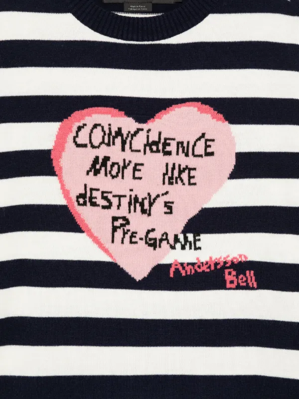 Andersson Bell ストライプニットセーター Andersson Bell ストライプ セーター | ブルー | FARFETCH JP