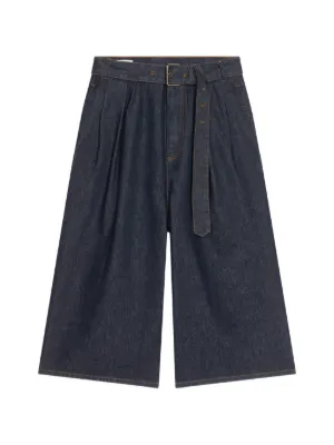 JIL SANDER ベルテッドショーツ Jil Sander デニムショーツ | ブルー | FARFETCH JP