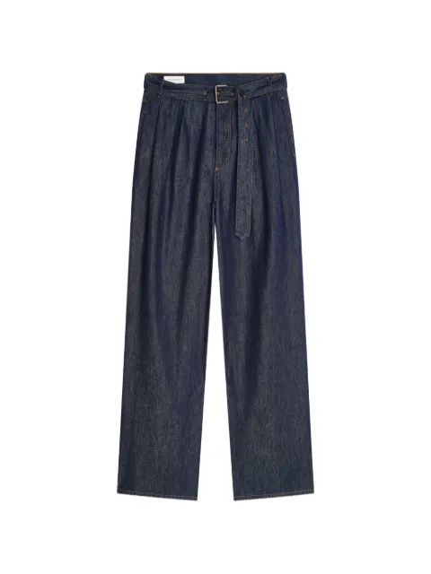 DRIES VAN NOTEN belted wide-leg jeans
