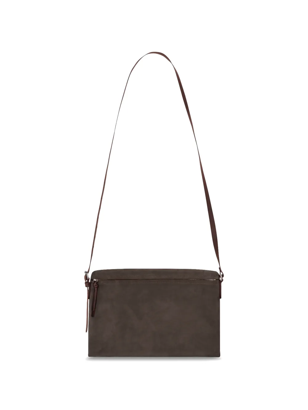 DRIES VAN NOTEN Suède crossbodytas Bruin