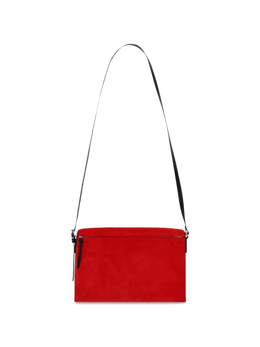 DRIES VAN NOTEN Suède crossbodytas Rood