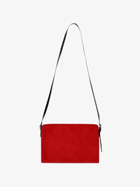 DRIES VAN NOTEN suede crossbody bag