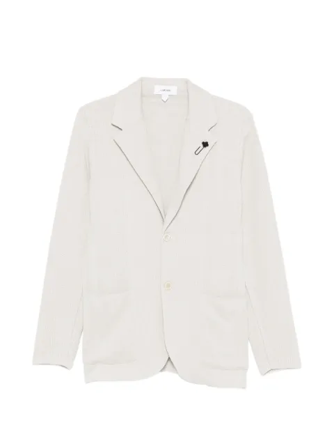 Lardini notched patch pocket jacket