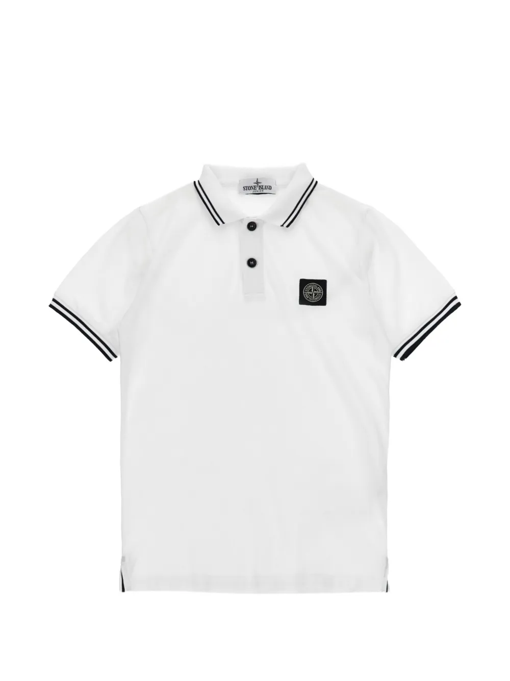 Stone Island Junior Compass polo shirt - Bianco