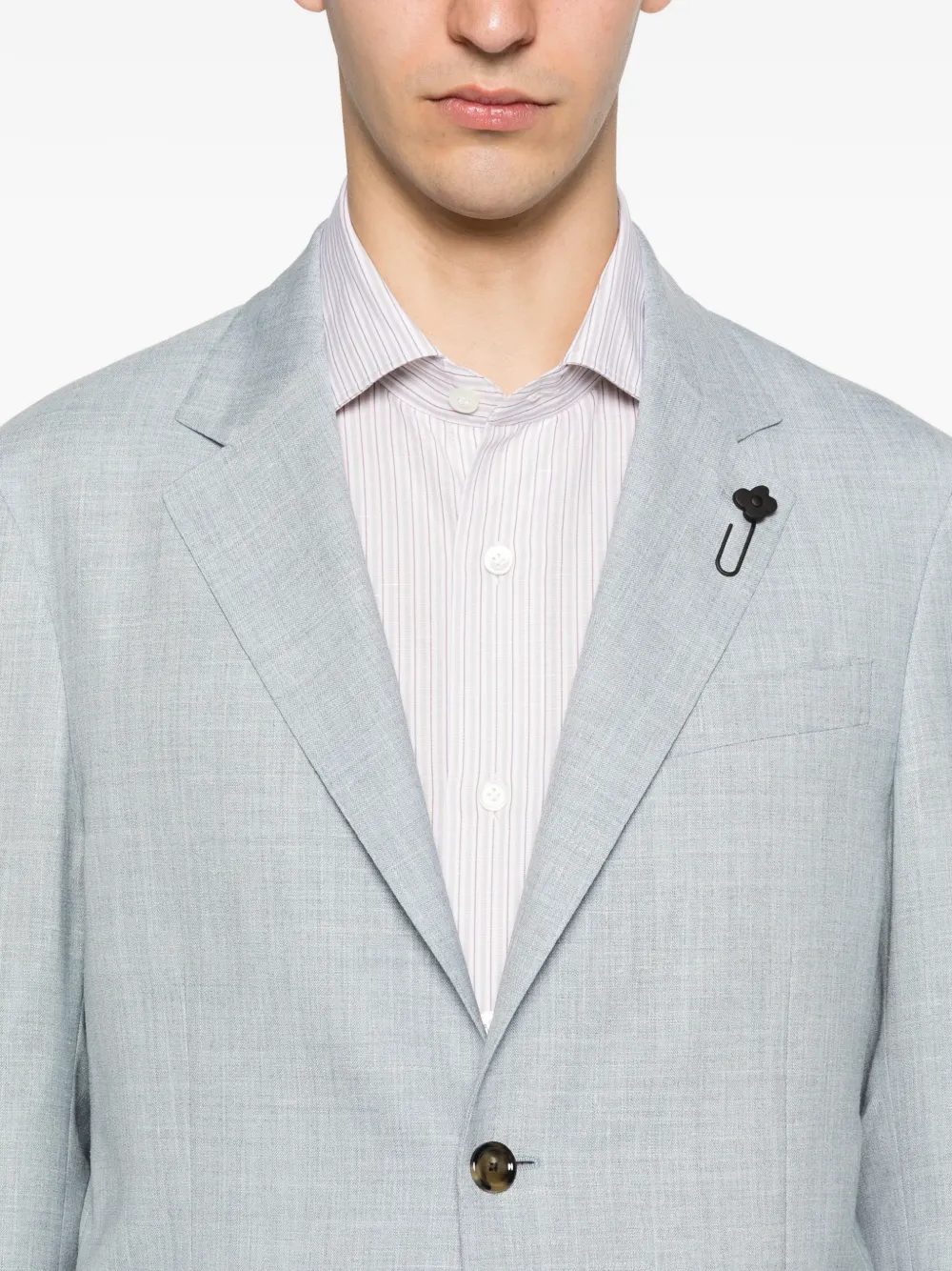 Lardini Roma blazer met enkele rij knopen Blauw
