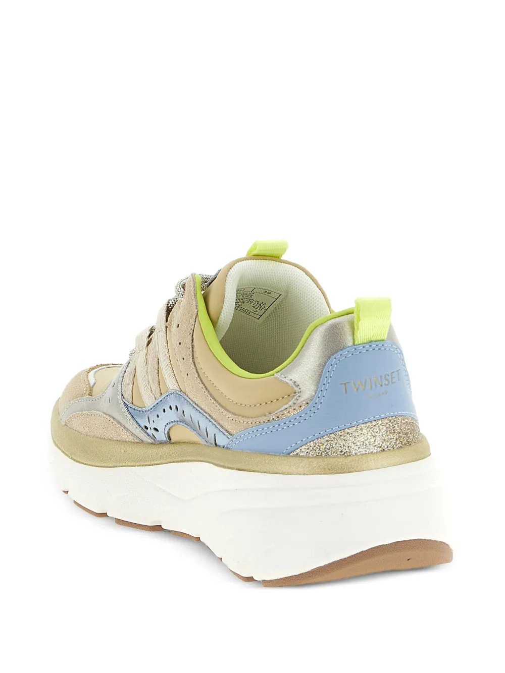  Twinset Suede Sneakers - Neutrals 