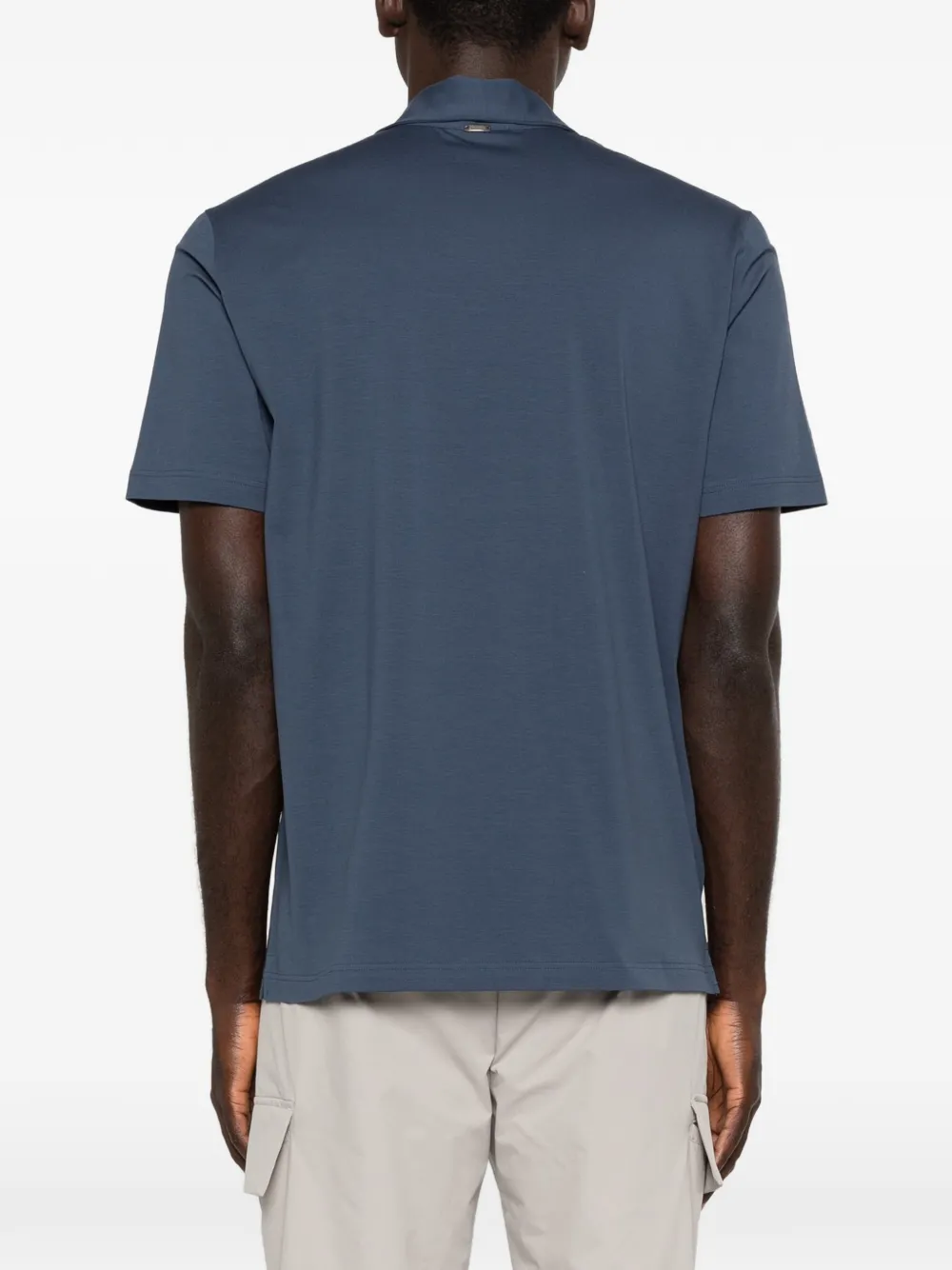 Herno Poloshirt met korte mouwen Blauw