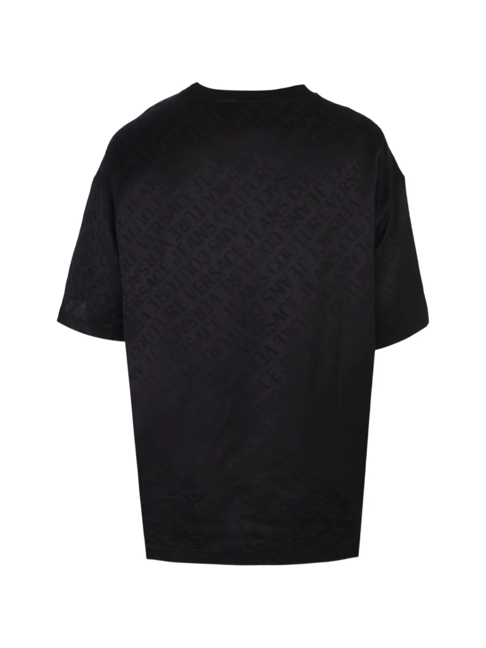 Versace Jeans Couture T-shirt met logopatch Zwart