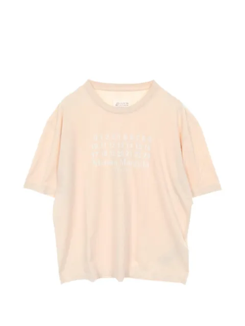 Maison Martin Margiela Pre-Owned Numbering logo-print T-shirt