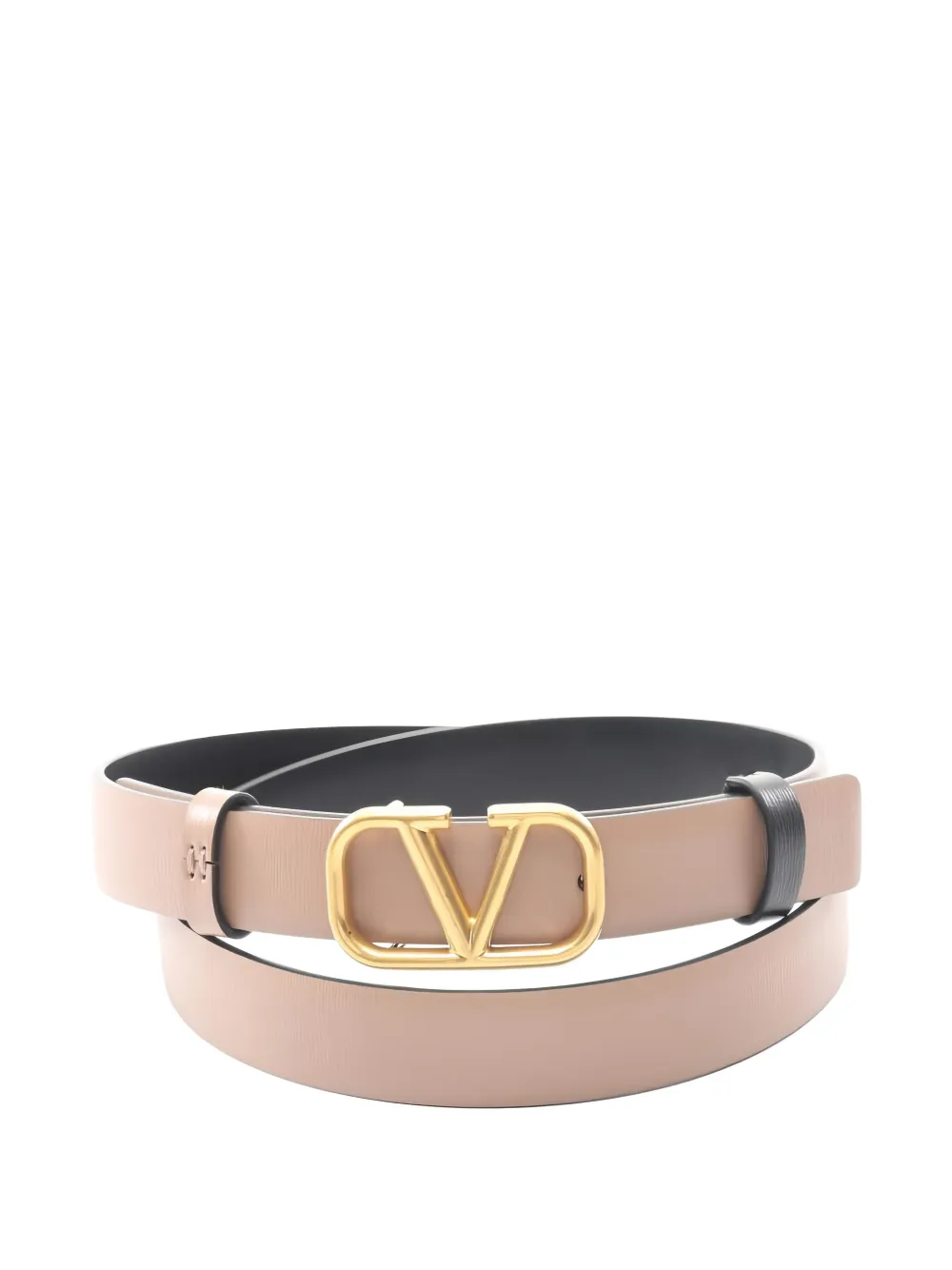 Valentino Garavani Pre-Owned 2010s VLogo leather belt - Toni neutri