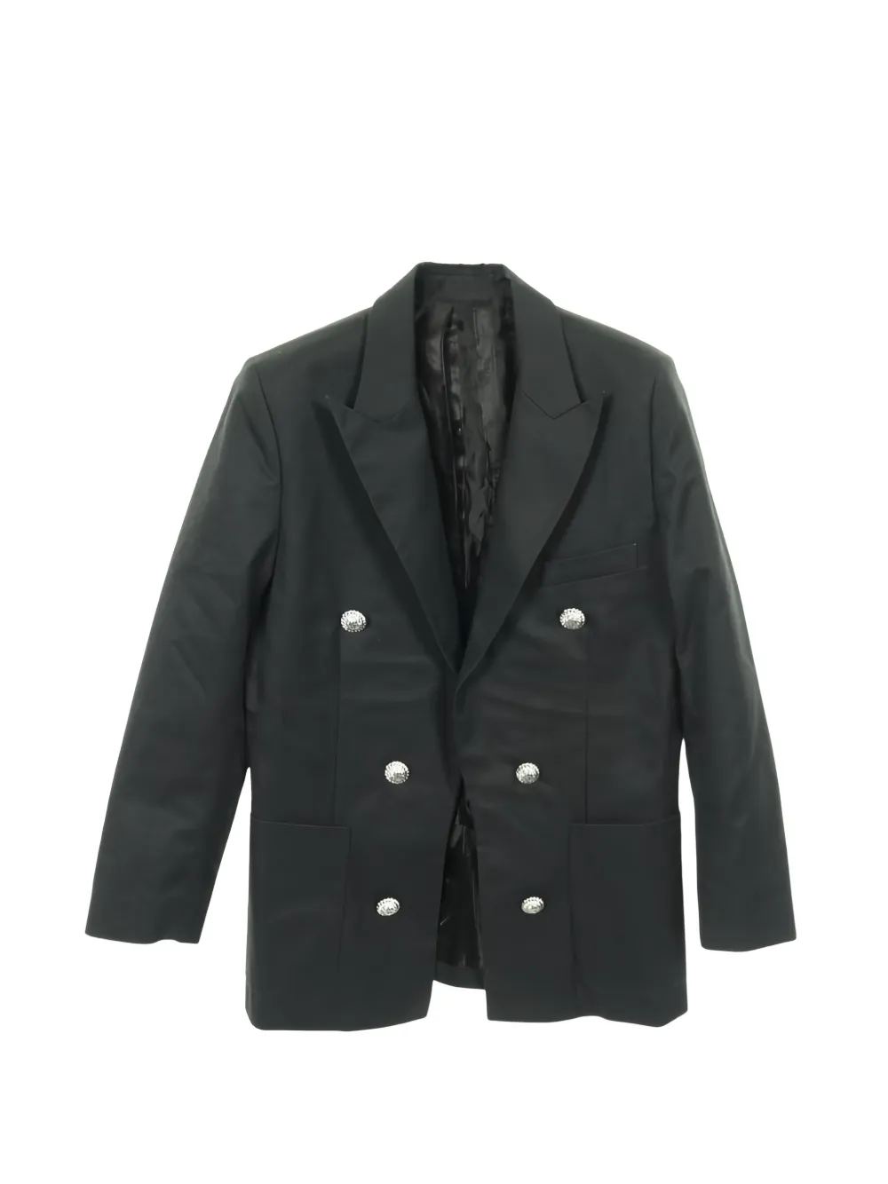 Balmain Pre-Owned 2000s double-breasted blazer - Nero