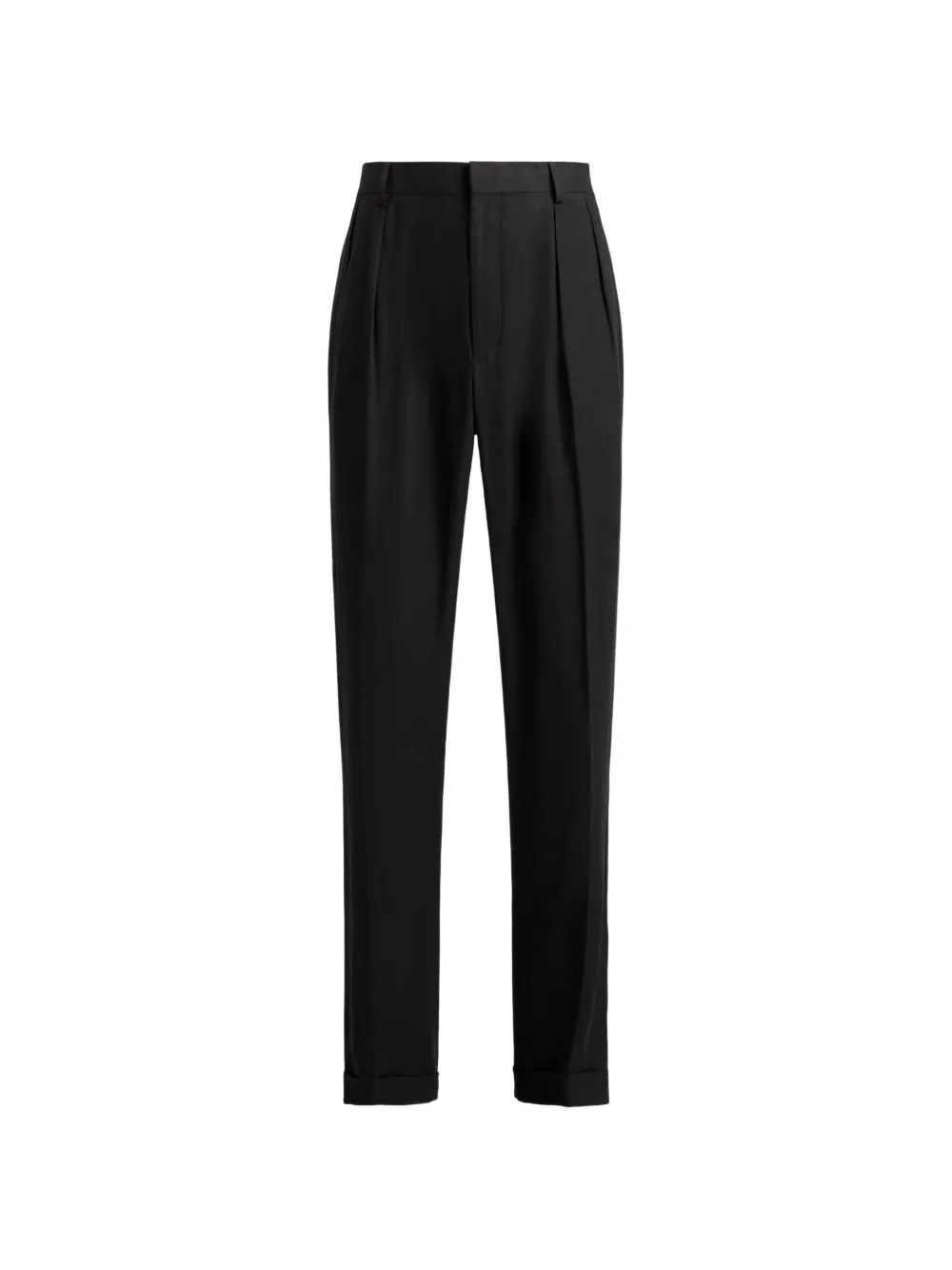 Ralph Lauren Purple Label pleated trousers - Schwarz
