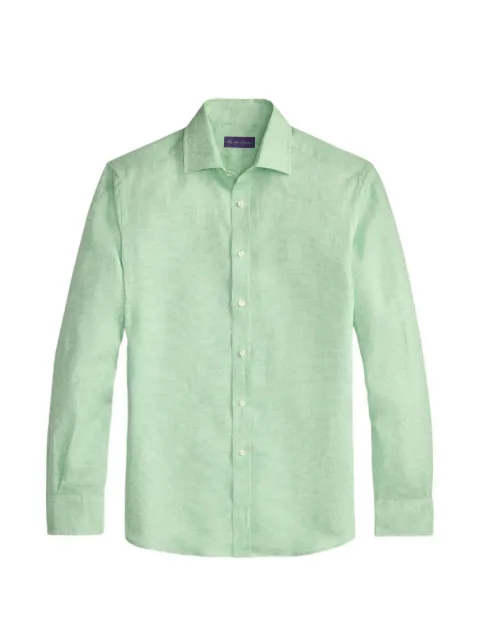 Ralph Lauren Purple Label check-pattern long-sleeve shirt