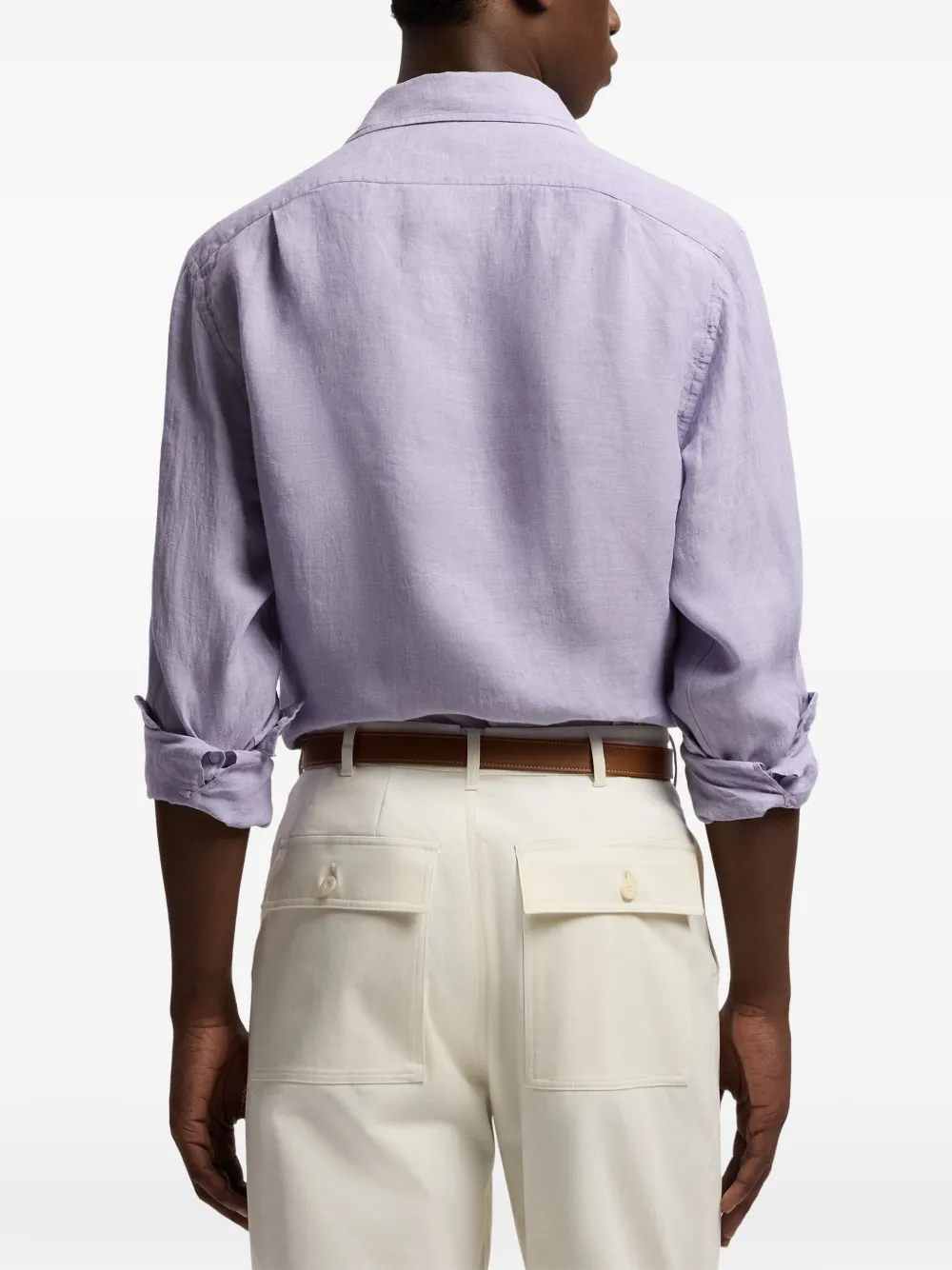 Ralph Lauren Purple Label Overhemd met borstzak Paars
