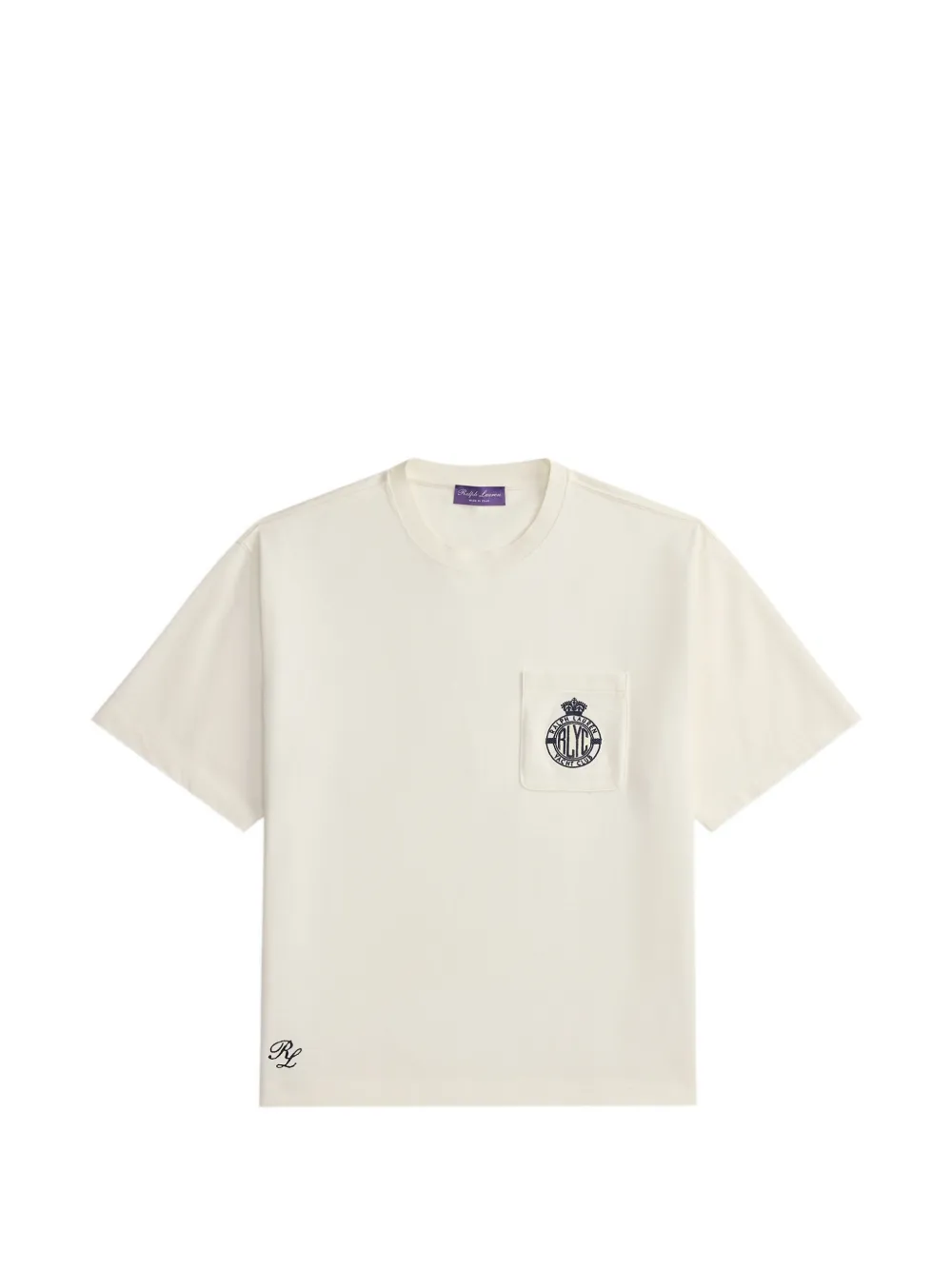 Ralph Lauren Purple Label logo-detail T-shirt - Weiß