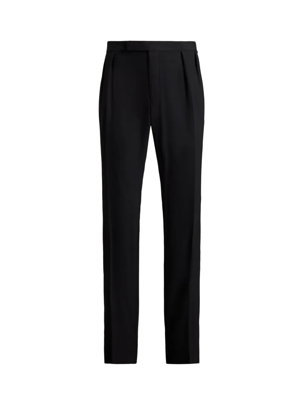 Ralph Lauren Purple Label Geplooide pantalon Zwart
