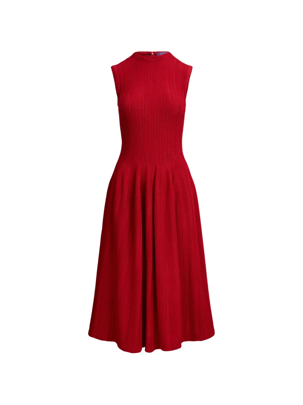 Ralph Lauren Collection Jeena knitted midi dress - Rosso