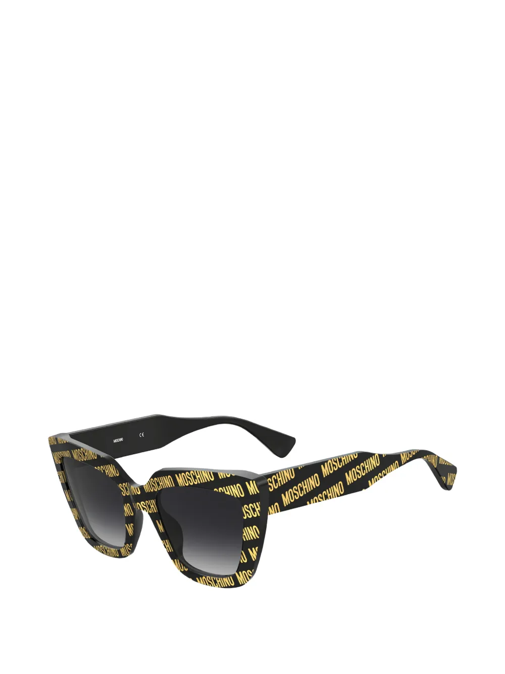 Moschino Eyewear Zonnebril met cat-eye montuur Zwart